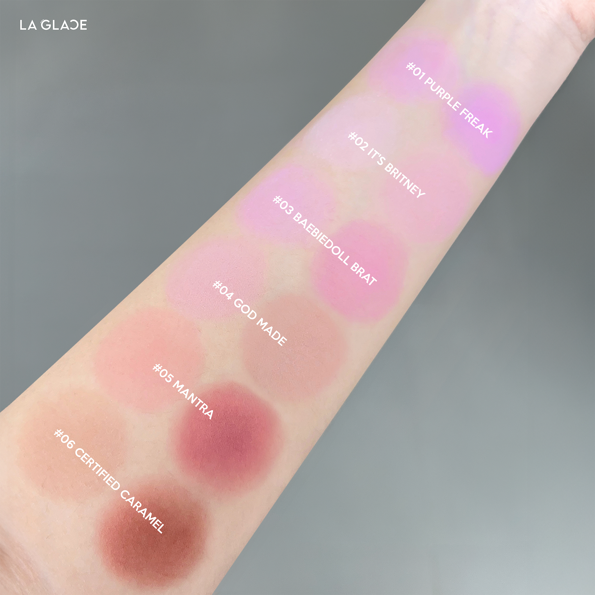 LA GLACE BRATTITUDE TWO TONE POWDER BLUSH